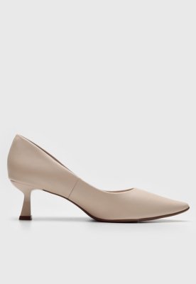 Scarpin Bebecê Liso Off-White
