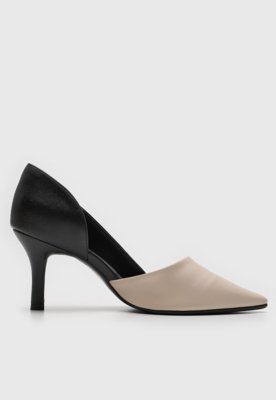 Scarpin Bebecê Liso Off-White