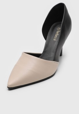 Scarpin Bebecê Liso Off-White