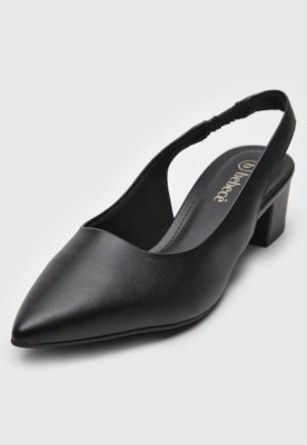 Scarpin Bebecê Liso Preto