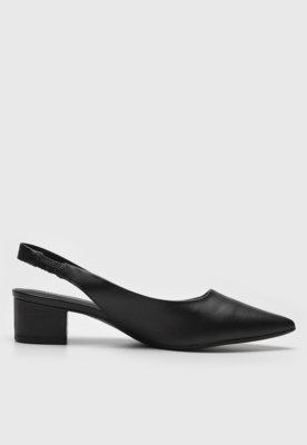 Scarpin Bebecê Liso Preto
