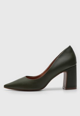 Scarpin Bebecê Liso Verde