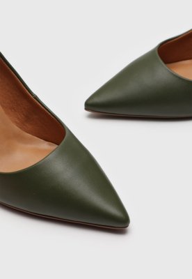 Scarpin Bebecê Liso Verde