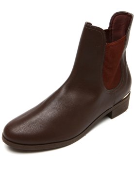 Bota Chelsea Bebecê Elástico Marrom Menor preço em Bota Chelsea Bebecê Elástico Marrom