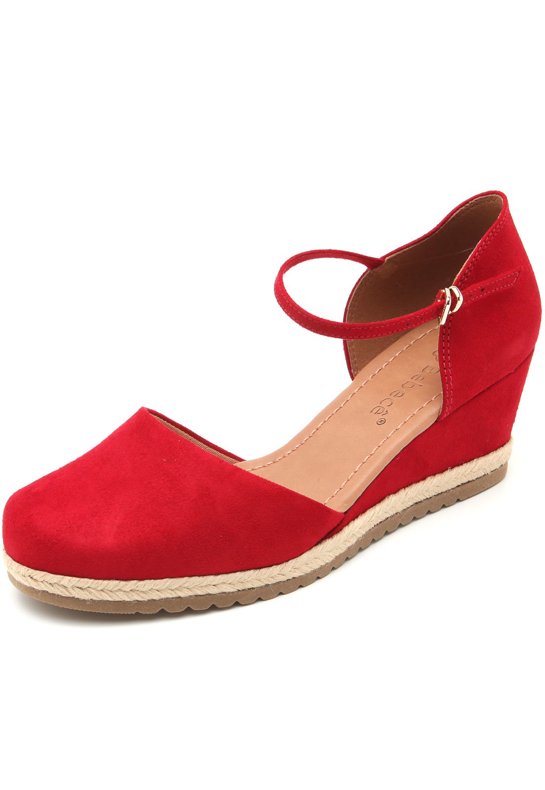 Sandalia hot sale espadrille vermelha