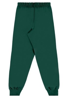 Calça Infantil Unissex em Moletom Bee Loop Verde