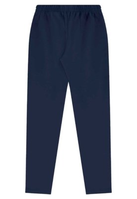Calça Legging Infantil em Cotton Bee Loop Azul Marinho