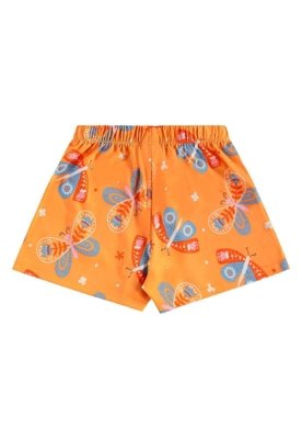 Conjunto Bata e Short Menina Bee Loop Amarelo
