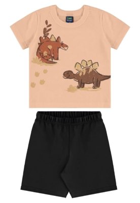 Conjunto Big Dino Infantil Bee Loop Branco
