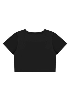 Conjunto Blusa Cropped e Short-Saia Bee Loop Preto