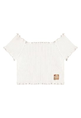 Conjunto Blusa Short Estampado Bee Loop Bege