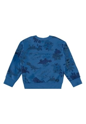 Conjunto Blusão Dinos e Calça Bee Loop Azul