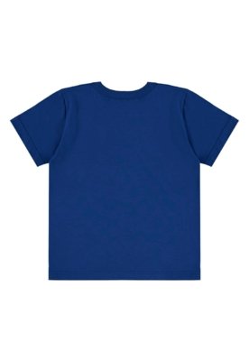 Conjunto Camiseta Bermuda Moletom Bee Loop Azul