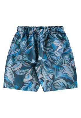 Conjunto Camiseta e Bermuda Bee Loop Azul