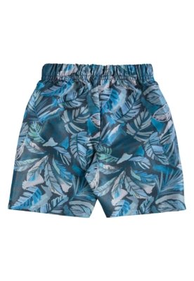 Conjunto Camiseta e Bermuda Bee Loop Azul
