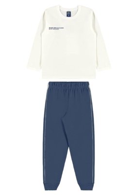 Conjunto Champions League Calça Bee Loop Branco