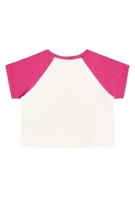 Conjunto Cropped Cerejinha e Short Bee Loop Off-White