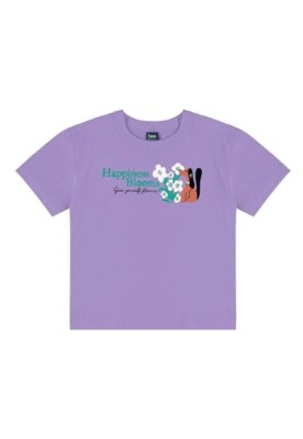 Conjunto Flores & Focinhos Legging Bee Loop Roxo
