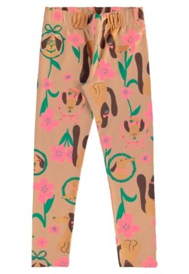 Conjunto Flores e Focinhos Menina Bee Loop Roxo