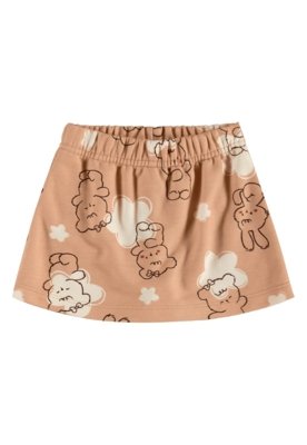 Conjunto Infantil Abraço de Amigo Bee Loop Bege