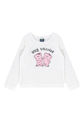 Conjunto Infantil Abraço de Amigo Bee Loop Branco