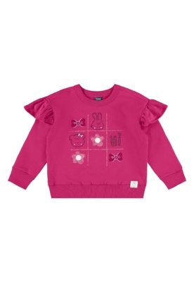 Conjunto Infantil Blusão e Legging Bee Loop Marrom