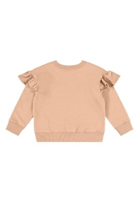 Conjunto Infantil Blusão e Legging Bee Loop Marrom