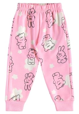 Conjunto Infantil Ursos e Coelhos Bee Loop Marrom