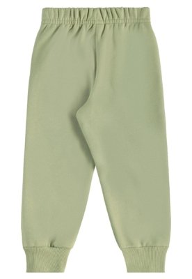 Conjunto Infantil em Moletom Floral Bee Loop Azul