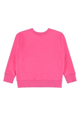 Conjunto Infantil em Moletom Florido Bee Loop Rosa