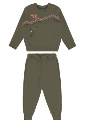 Conjunto Keep It Simple Infantil Bee Loop Marrom