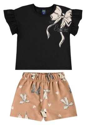 Conjunto Laços e Corações Bee Loop Branco