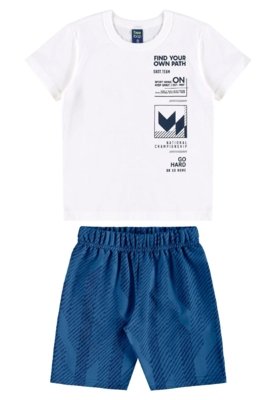 Conjunto Own Your Path Infantil Bee Loop Branco