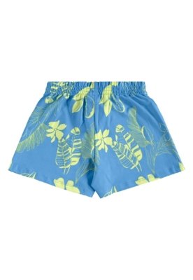 Conjunto Regata Cropped e Short Bee Loop Azul