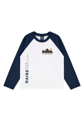 Conjunto Scout Camiseta Calça Bee Loop Branco