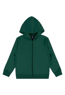 Jaqueta Infantil Unissex em Moletom Bee Loop Rosa