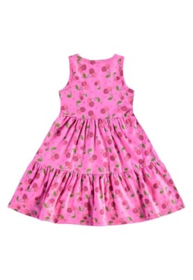 Vestido Cerejinhas Infantil Bee Loop Roxo