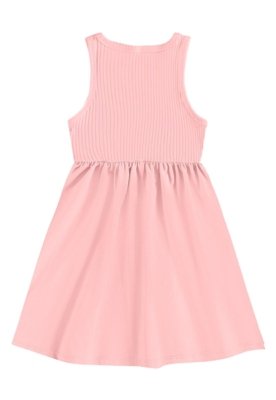 Vestido Regata Infantil Bee Loop Rosa
