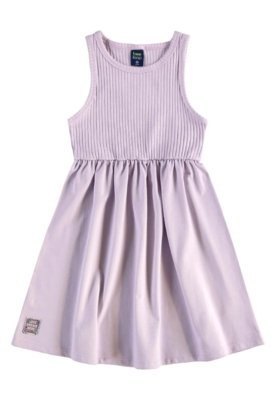 Vestido Regata Infantil Bee Loop Roxo