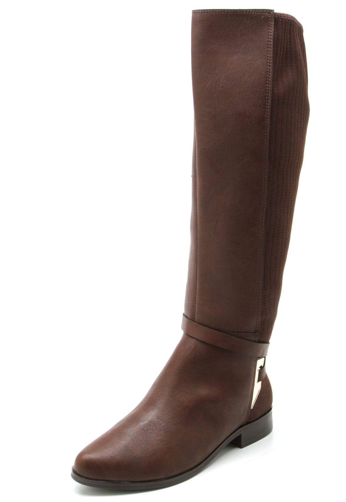 Botas femininas cano store longo com elastico