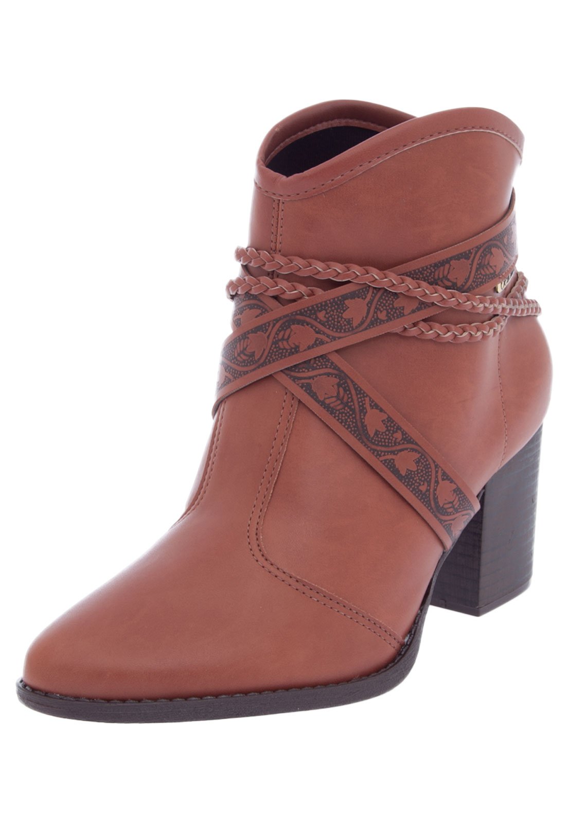 bota cano curto beira rio marrom