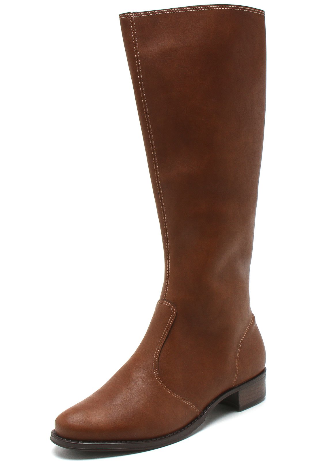 Bota Beira Rio Lisa Caramelo Compre Agora Dafiti Brasil