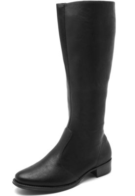 bota beira rio lisa preta