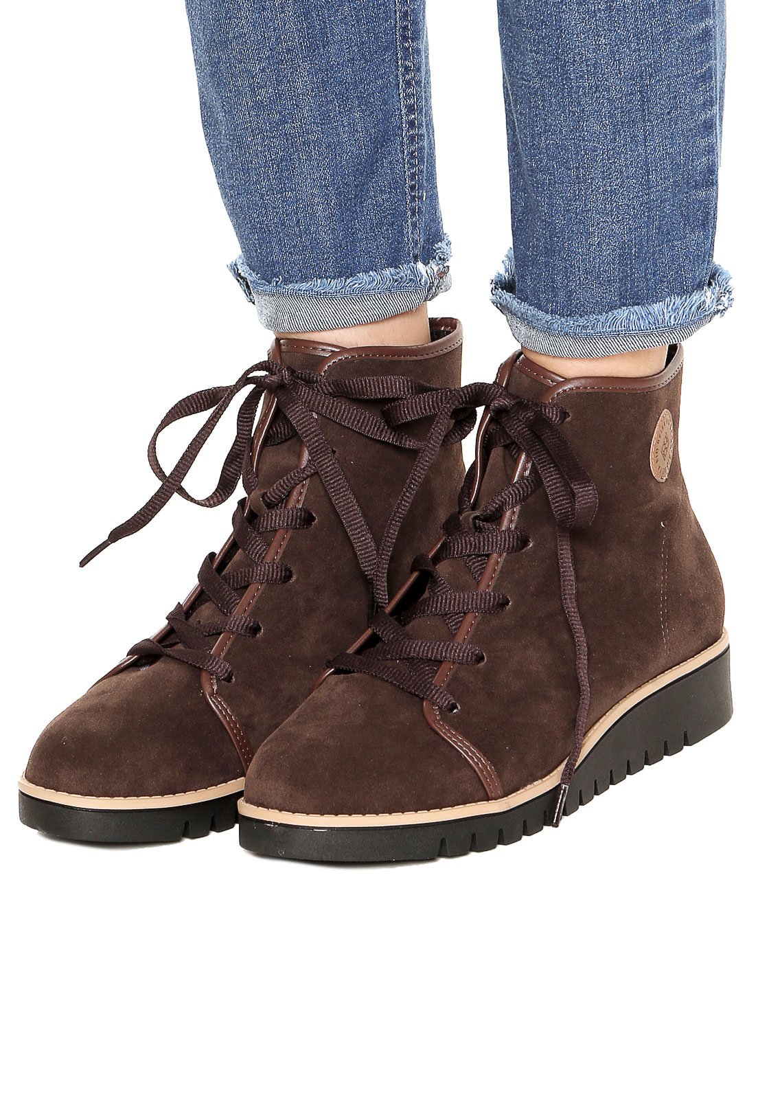 Coturno Feminino Coturno Beira Rio Marrom Bota Coturno Beira Rio