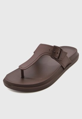 Chinelo Feminino Beira Rio Fivela Marrom