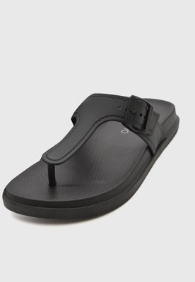 Chinelo Feminino Beira Rio Tiras Preto