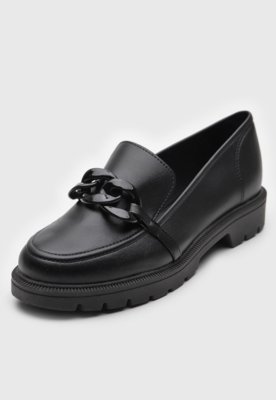 Mocassim Beira Rio Corrente Preto