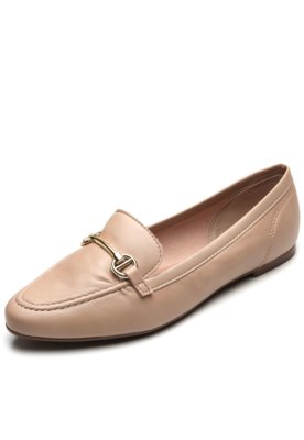 Mocassim Beira Rio Metal Bege Menor preço em Mocassim Beira Rio Metal Bege