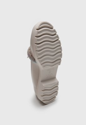 Mocassim Tratorado Beira Rio Tira Hotfix Off-White