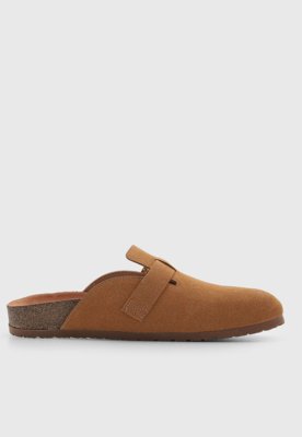 Mule Feminino Beira Rio Fivela Marrom